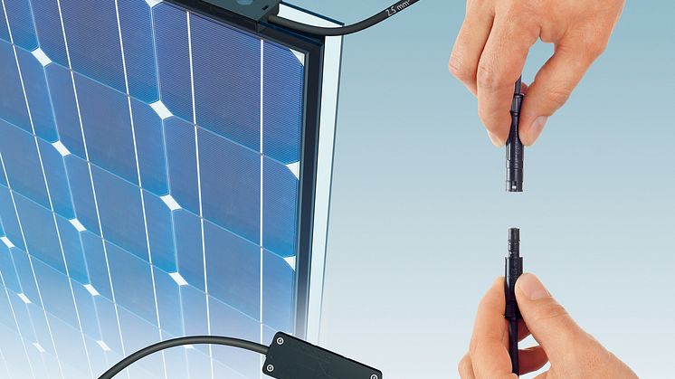 Ny kopplingsbox för fasadintegrerade solpaneler