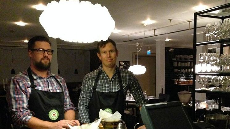 Johan & Nyström bjuder på kaffe på Hotell Fjällgården under Åre Gastronomy Week