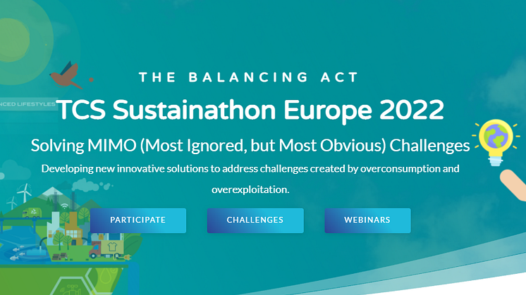 TCS Sustainathon oppfordrer unge i hele Europa til å finne løsninger på klimaproblemet gjennom teknologi
