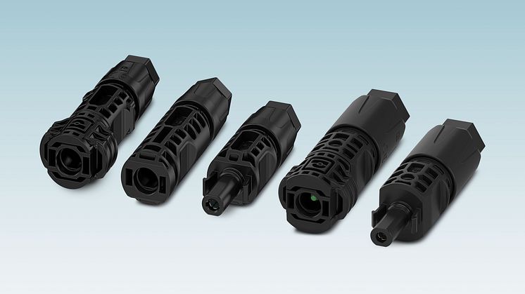 New connectors for cabling photovoltaic panels