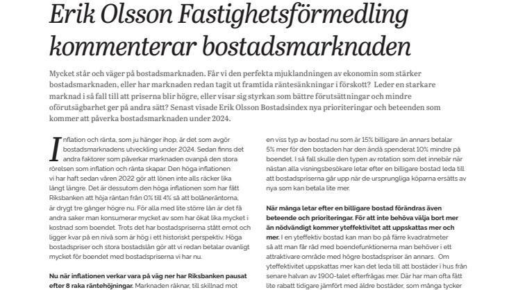 Erik Olsson Fastighetsförmedling kommenterar bostadsmarknaden 12 jan 24.pdf
