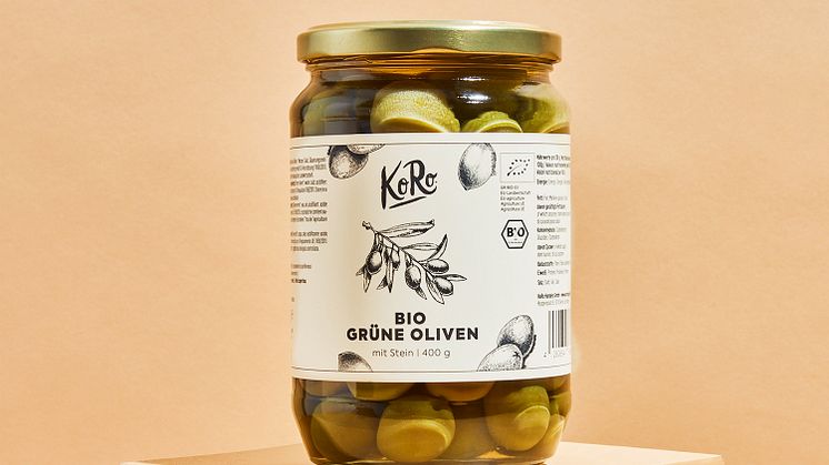 Grüne Bio Oliven mit Stein 400 g.jpg