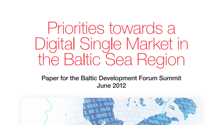 Priorities towards a Digital Single Market in the Baltic Sea Region