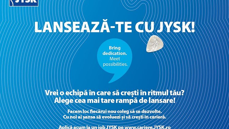 “Lansează-te cu JYSK”, noua campanie de Employer Branding a JYSK România