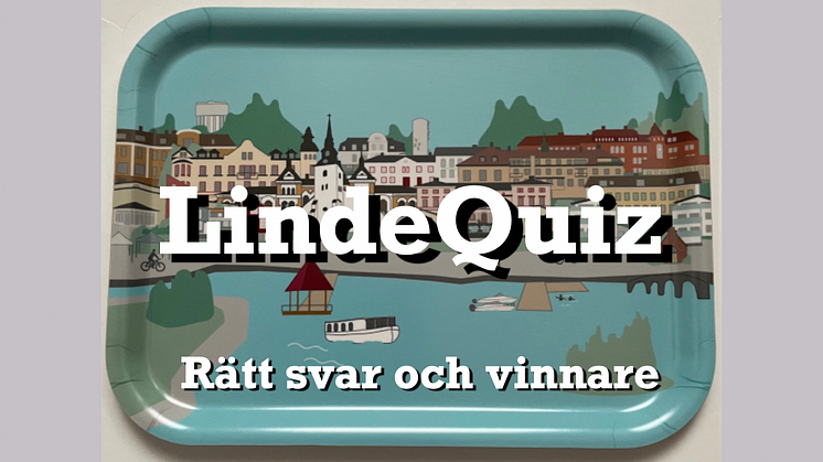 Rotarys LindeQuiz: De vann Pernilla Erikssons Linde-brickor på LindeDagen
