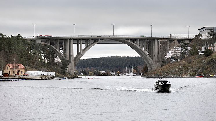 Svevia ska på uppdrag av Trafikverket renovera gamla Skurubron. Foto: Rickard Kilström