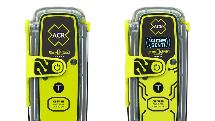 The new ACR Electronics ResQLink 400 and ResQLink View Personal Locator Beacons (PLB)