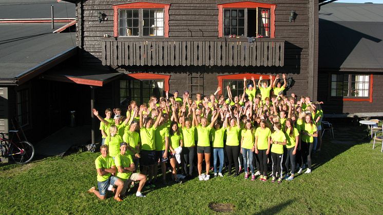 Elitläger för Svenska Skidförbundets unga längdåkare i Storhogna