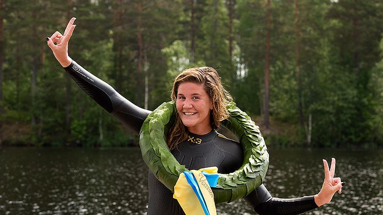 Triathleten Annie Thorén ny ambassadör för Vansbrosimningen