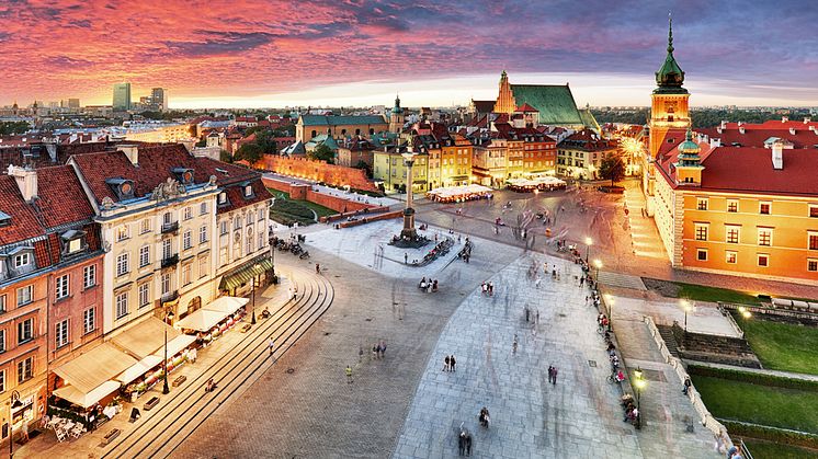 The Polish capital Warsaw