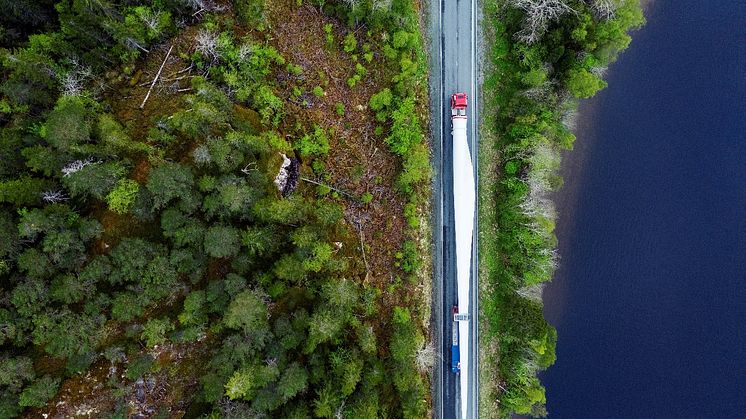 Bytting av turbinblader på Kvenndalsfjellet og Harbaksfjellet vindparker