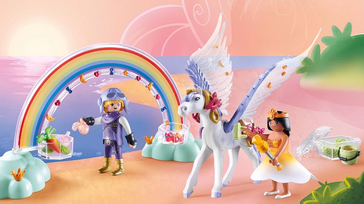 Himmlischer Pegasus mit Regenbogen (71361) von PLAYMOBIL
