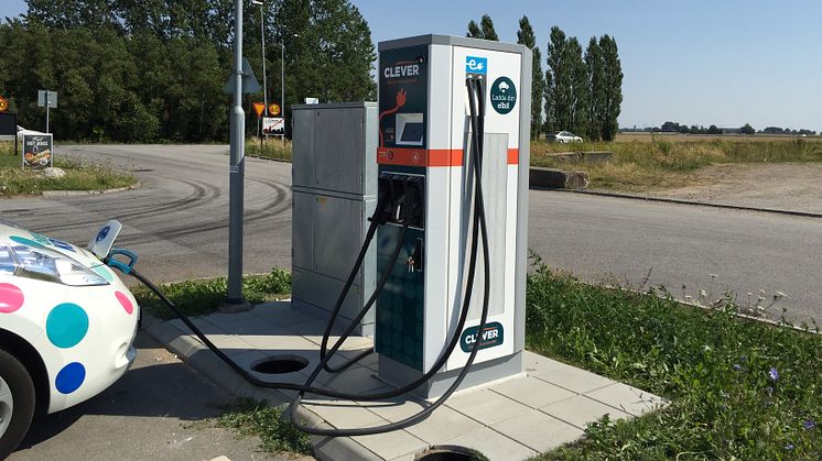 Nya snabbladdare till elbilar i Lund och Lomma