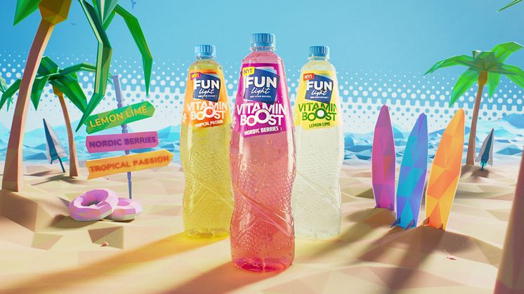 Orkla Foods Sverige lanserar FUN Light Vitamin Boost: En ny innovation i funktionsdryckeskategorin 