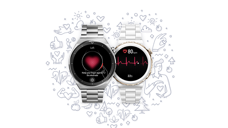 Endelig tilgjengelig i Norge: Nå tilbyr Huawei Watch GT 3 Pro EKG-måling