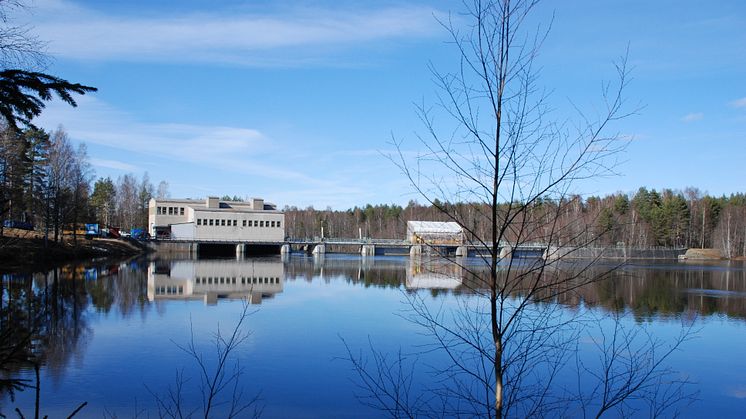 Edsforsens kraftstation i Klarälven.