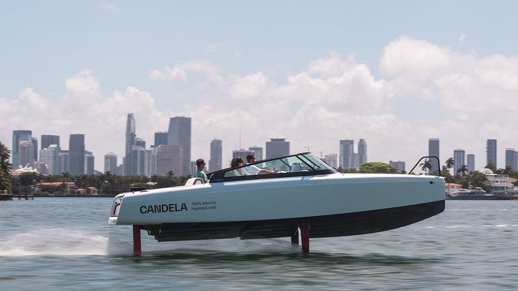 Candela C-8 is the longest-range and fastest electric boat in serial production, thanks to its innovative hydrofoil technology.