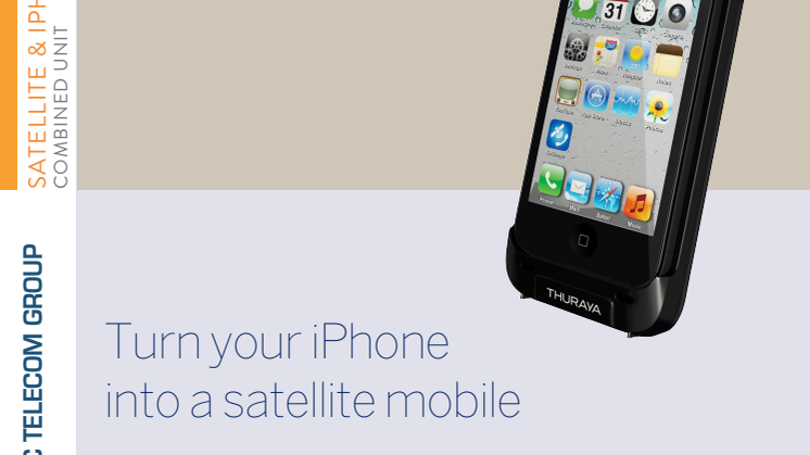 Thuraya SatSleeve - din smartphone blir en satellittelefon