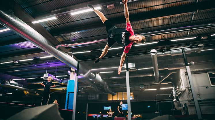 Trampolinparken Yoump är en av de hyresgäster som redan nu skrivit avtal för att öppna i nya Bromma Blocks