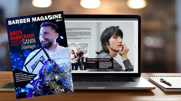 Svenska barberarbranschen lyfts i ett 126 sidor nytt onlinemagasin