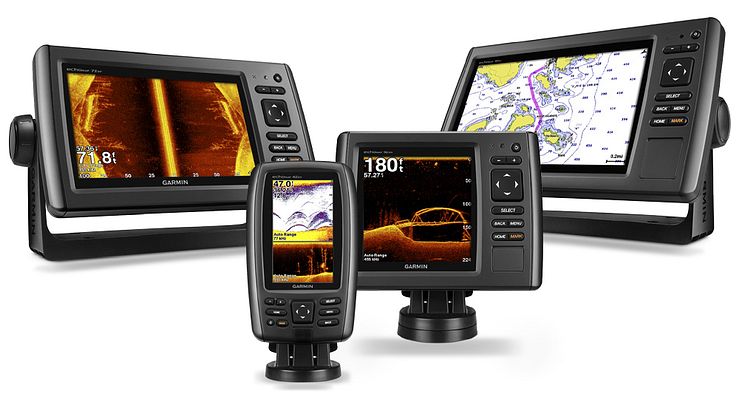 Garmin® echoMAP serien - med innebygget skanningsekkolodd