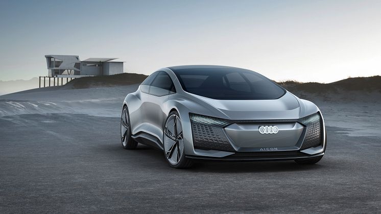 Frankfurtsalongen: Audi Aicon – autonomt på väg mot framtiden