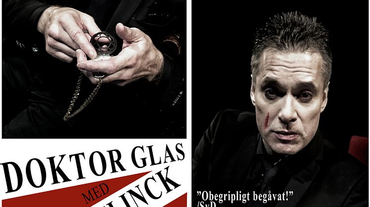 Thorsten Flinck spelar Doktor Glas i Lindesberg