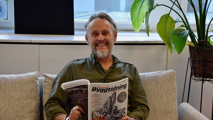 Mikael Hedlund tillträder som ny redaktör för Svensk Byggtidning.