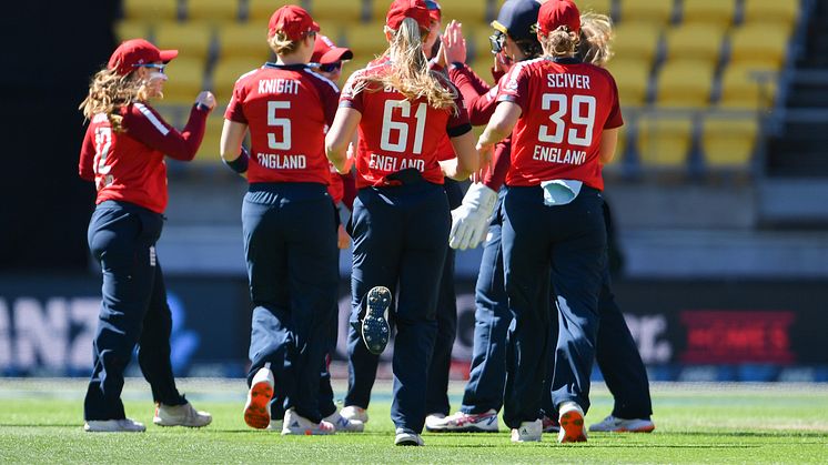 England Women won by six wickets.