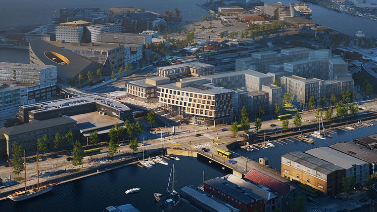 Arkitema  jobber allerede med flere prosjekter i Trondheim, blant annet en ny sentralstasjon 