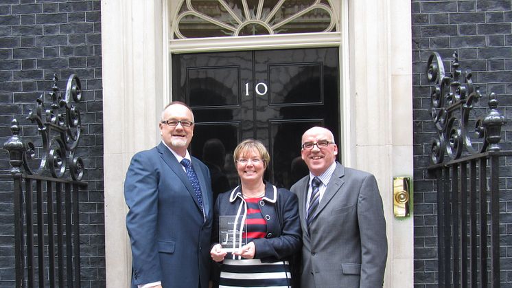 Bury picks up national award at Downing Street