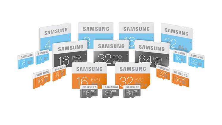 Forbedret ydeevne i ny serie af hukommelseskort fra Samsung