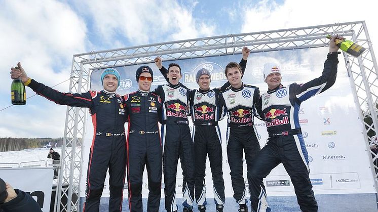 Neuville på andraplatsen i Rally Sweden – krossade rekordet på Colin’s Crest