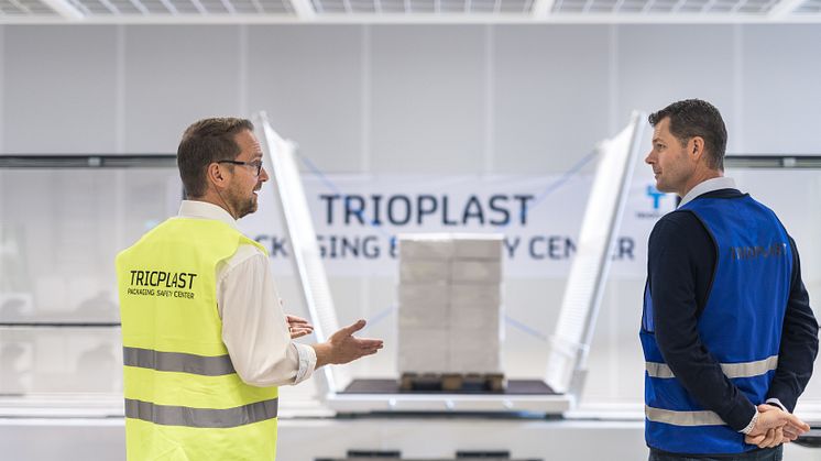 Trioplast Packaging and Safety Center is the Nordic region’s only test center for load securing.