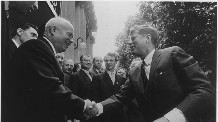 Nikita Chrusjtjov och John F Kennedy