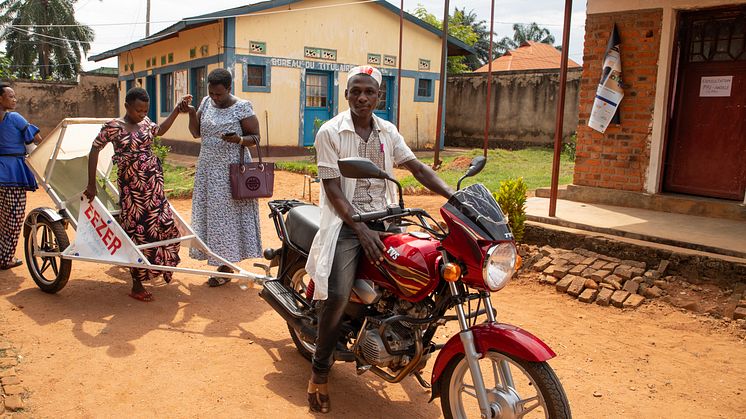 Dalarnas motorcyklister gör satsning för minskad mödradödlighet