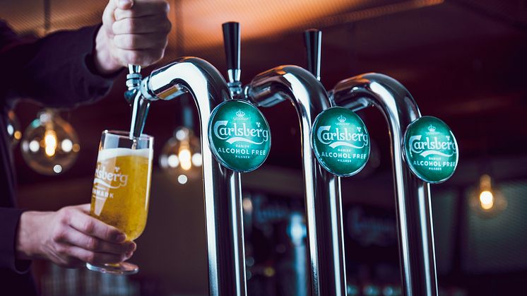 Carlsberg alkoholfri på fat