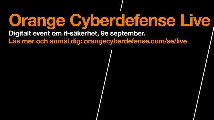 Orange Cyberdefense Live Sweden