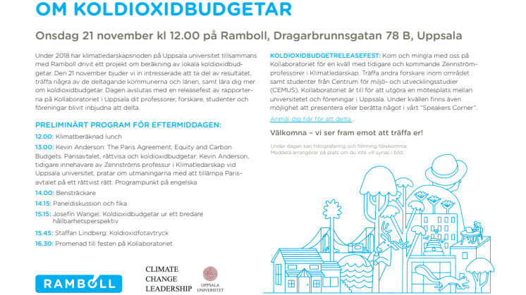 Inbjudan: Workshop om koldioxidbudgetar