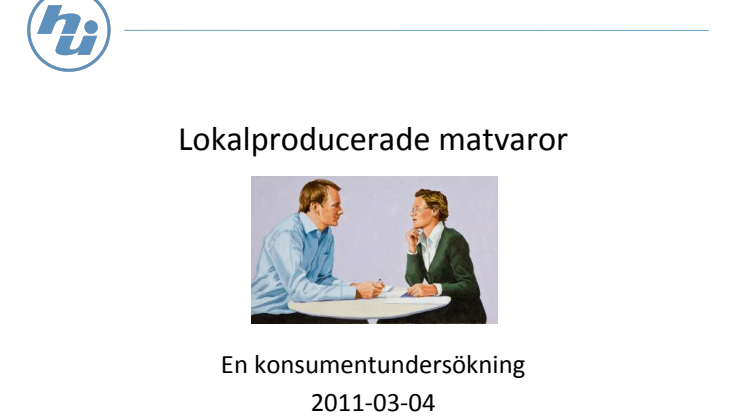 Lokalproducerade matvaror