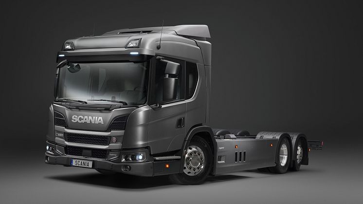 Premiere auf der IAA 2018: Der Scania L 320 als Plug-in-Hybrid-Verteiler-Lkw