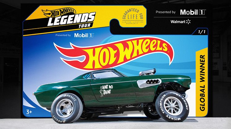 Volvo P1800 "Aint No Saint" wird als weltweit erhältliches Hot Wheels Die-Cast-Spielzeug im Maßstab 1:64 verewigt.