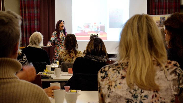 Inredaren Madeleine Gesar föreläser på #HappyTalks på Park Inn by Radisson Uppsala