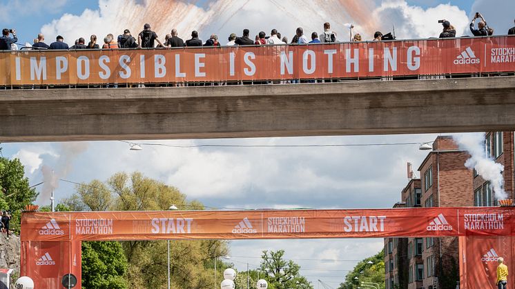 Starten på adidas Stockholm Marathon 2022