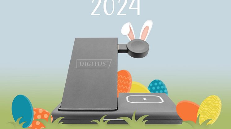 Produkt News: Frohe Ostern mit der 3-in-1 Ladestation von DIGITUS