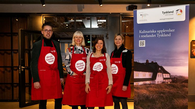 På bilden (v.t.h.): Frederic Foerster, Peggy Gallert, Iris Müller och Catarina Erceg; Copyright © pellenilsson