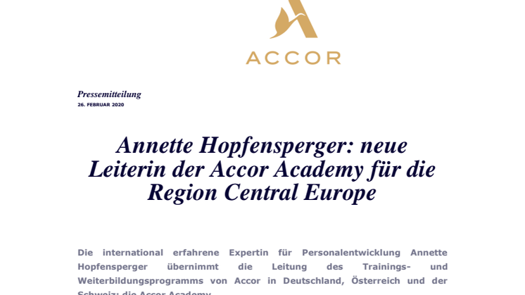 PM Annette Hopfensperger