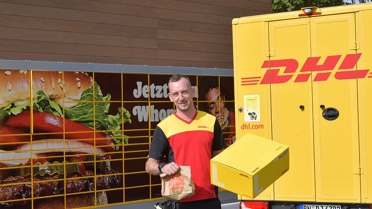 Deutsche Post DHL Group (DHL) und Burger King® schaffen ein neues Serviceangebot für Kunden und Gäste in Deutschland. Foto: Deutsche Post DHL