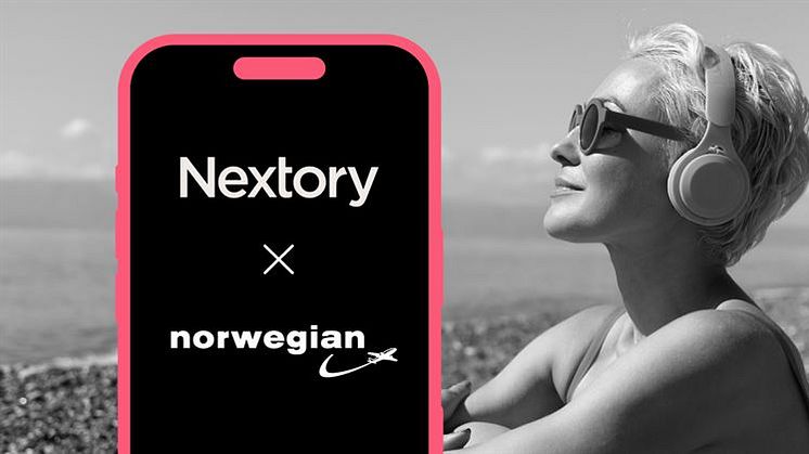 Nextory ja Norwegian aloittavat uuden yhteistyön Pohjoismaissa 