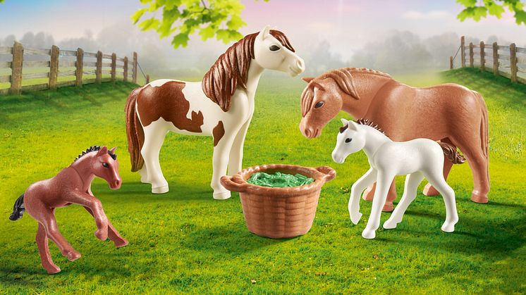 Ponys mit Fohlen (70682) von PLAYMOBIL